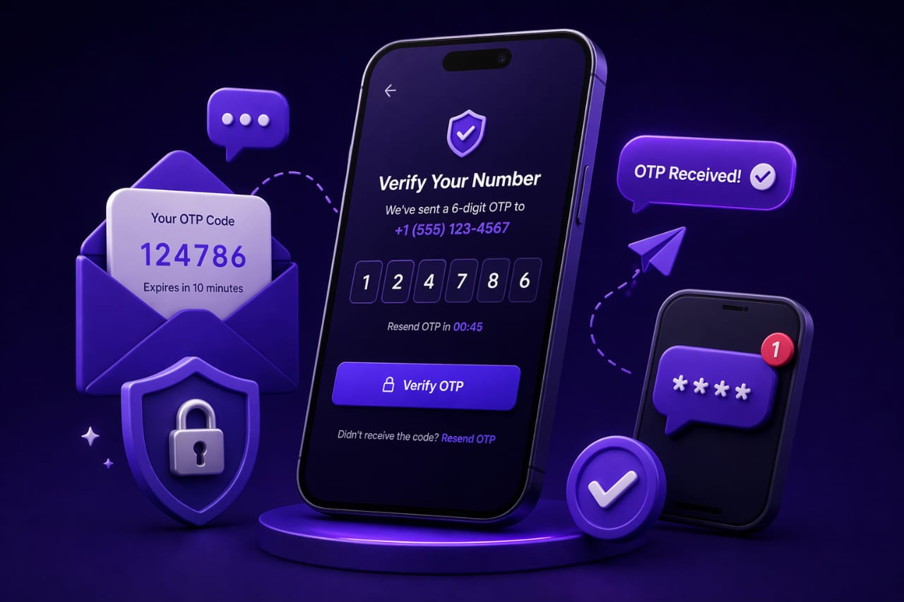 Image: Receive OTPs and SMS